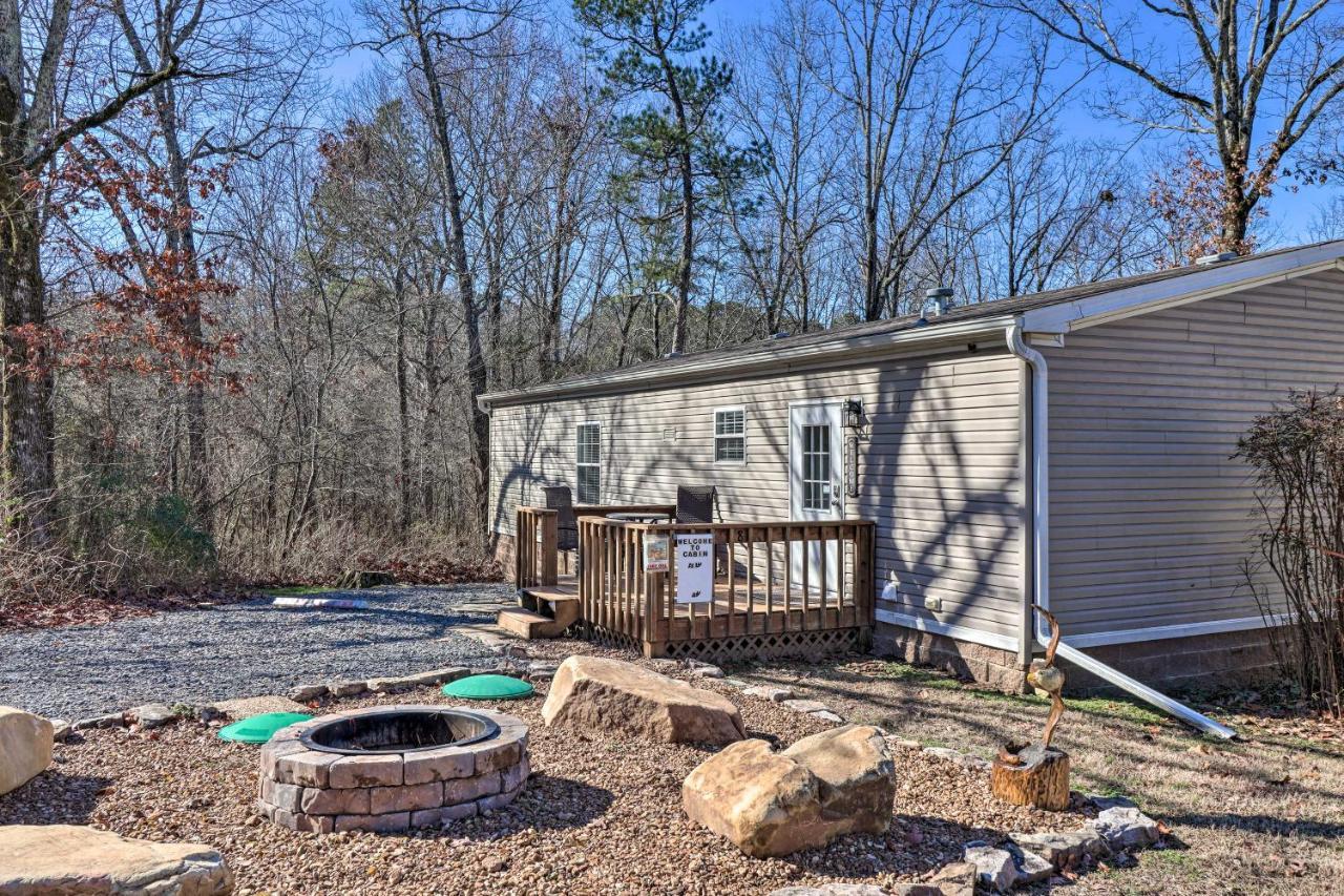 Lakefront Greers Ferry Cabin With Covered Boat Slip! Fairfield Bay Bagian luar foto
