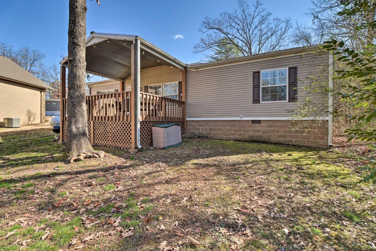 Lakefront Greers Ferry Cabin With Covered Boat Slip! Fairfield Bay Bagian luar foto